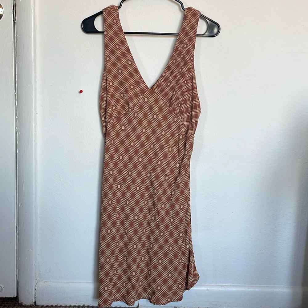 Wild Fable tan patterned dress 🫶